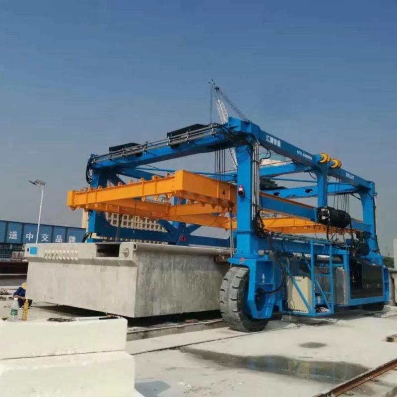 De blauwe Producten van Crane For Precast Concrete Construction van de Ladings Mobiele Brug