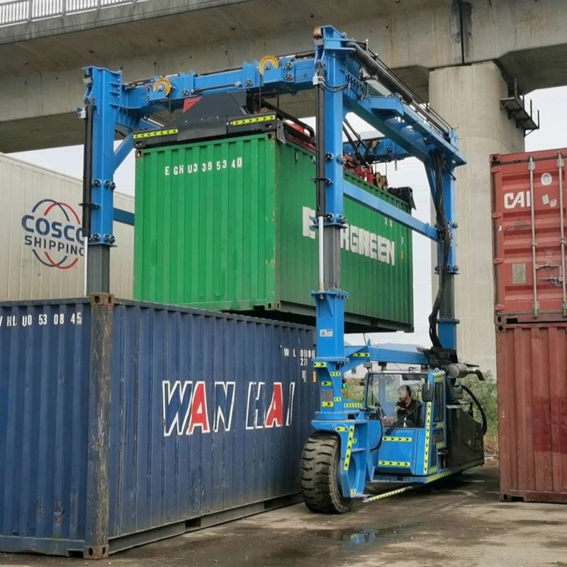 80T spreek me niet uit over het Op zwaar werk berekende Voertuig van de Dragervrachtwagen voor Haven/Voorraadyards die Containers opheffen